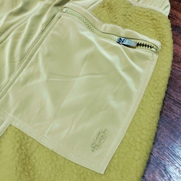 Free People Game Time Fleece Elastic Waist Wide Leg Pants Women's Size Small - Picture 7 of 16